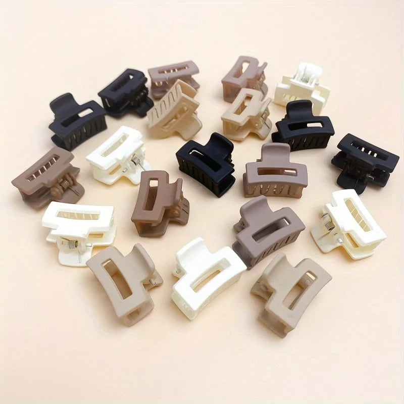 Koreanische Gemischte Haar Mini Kleine Greif Clip Matte Milch Kaffee Farbe Mädchen Pony Nette Haarnadel Kleine Greif Clip Seite Haar Clip Haar zubehör