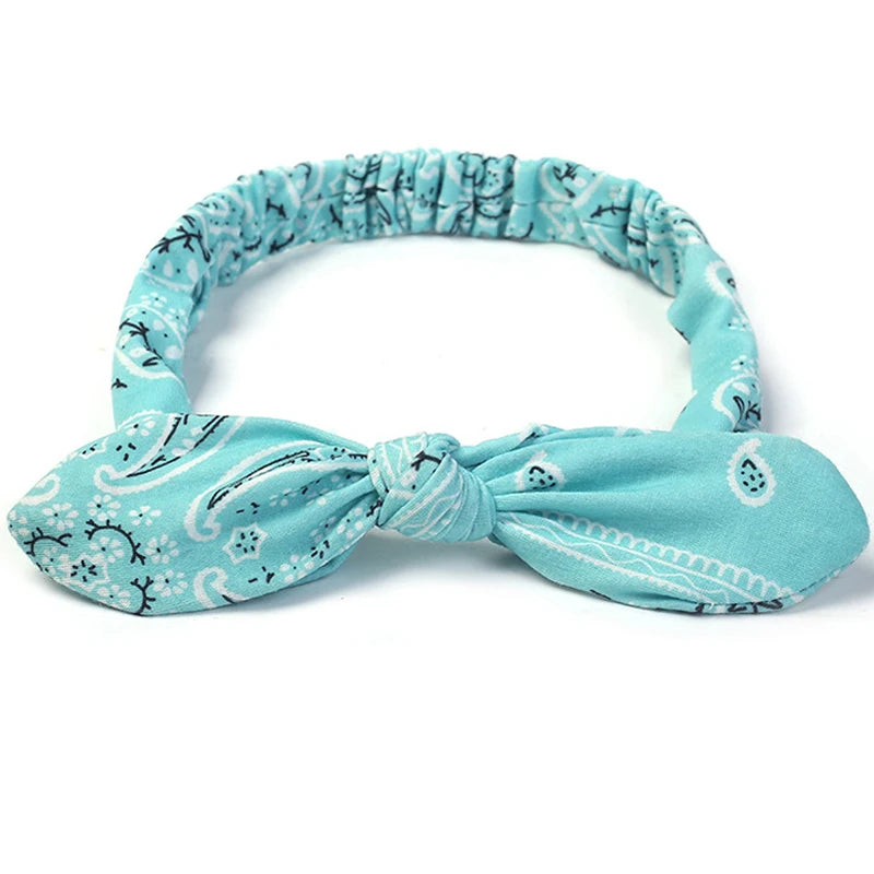 Neue Boho Frauen Weiche Solid Print Stirnbänder Vintage Kreuz Knoten Elastische Haarbänder Turban Bandanas Mädchen Haar Bands Haar Zubehör