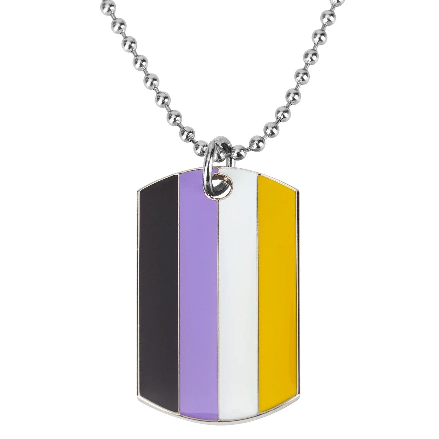 Transgender Regenbogen Pansexueller Stolz Genderqueer Stolz Asexueller Anhänger Halskette Regenbogen Herz Halskette für Frauen Schmuck