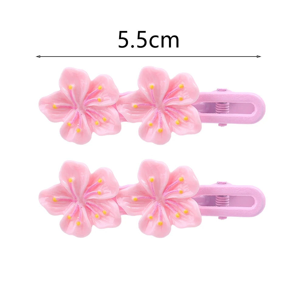 2/5 stücke Süße Super Unsterblich Rosa Mini Sakura Haar Clips Für Frauen Nette Reizende Koreanische Stil Haarnadel Täglichen Party haar Zubehör