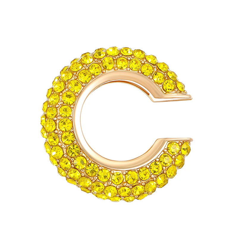 1Pcs Mehrfarbige C-Förmigen Knorpel Ohr Clip Ohrringe für Frauen Mode Luxus Strass Keine Durchbohrten Ohr Manschette Weiblichen schmuck