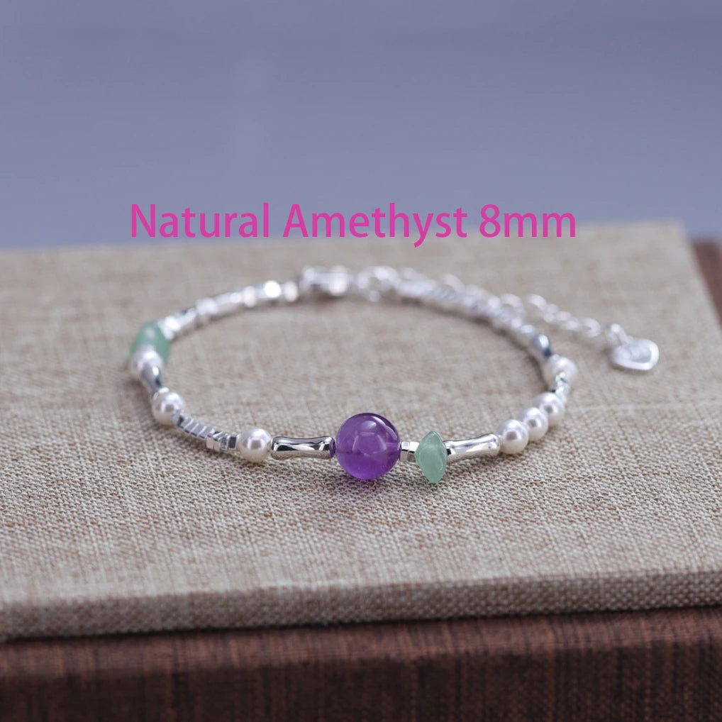 VENTFILLE Schmetterlingsarmband aus 925er-Sterlingsilber für Mädchen, Perlenschnur-Design, Insekt, modisch, vielseitiger Schmuck, Geschenk, Dropshipping