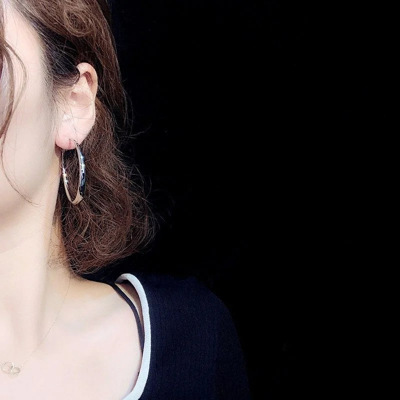 316L Edelstahl Mode Creolen für Frauen Schmuck