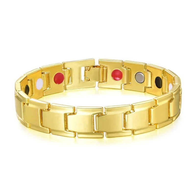 Trendy Stilvolle Männer Kraft Therapie Armband Einstellbare Gesundheit Schlaf Bessere Energie Bio Magnetische Armbänder Armreifen für Männliche Geschenk