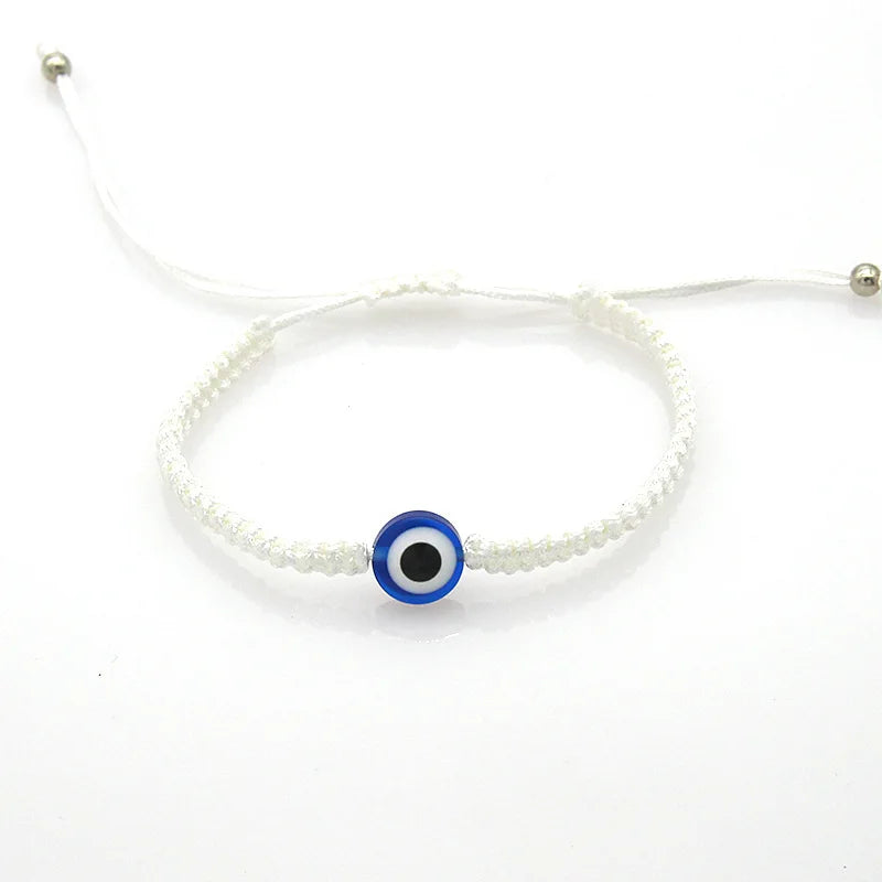 1 Stück einfache türkische böse Blick Ojo-Armbänder für Männer Frauen Augen mexikanisches Seil gewebte Armbänder Schmuck trendige Accessoires Geschenk 2024