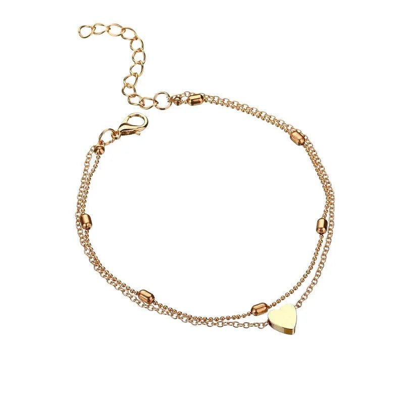 Armband aus 925er-Sterlingsilber, doppeltes Liebesherz, hohle runde Perlen, weibliche Mode, romantischer Schmuck, neue klassische verstellbare Geschenke