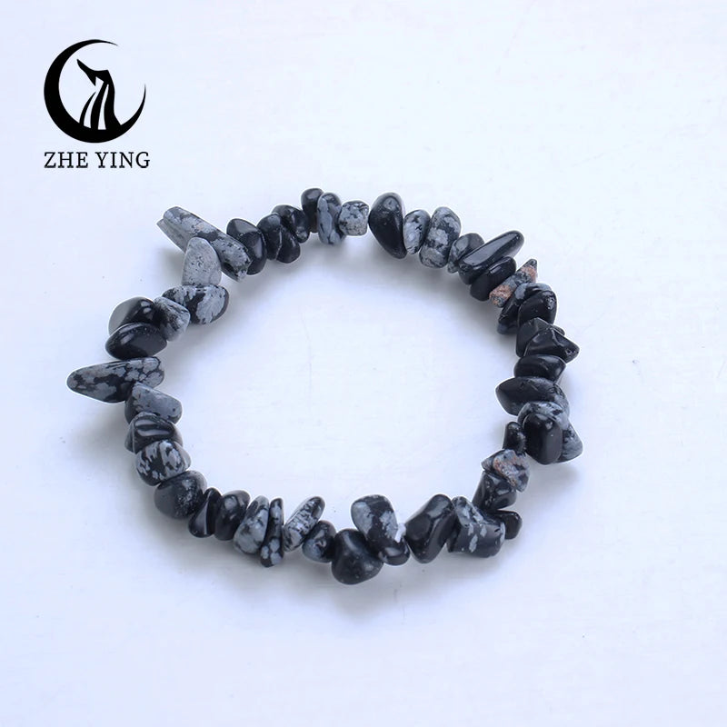 Zhe Ying Malachit-Stein-Perlen-Armband, 5–8 mm, kleiner natürlicher Edelstein, Stretch-Armband für Damen, modisch, günstiger Schmuck, Geschenk