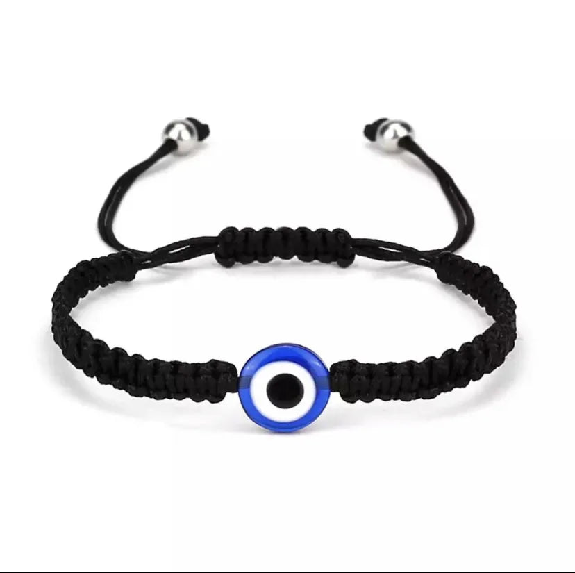 1 Stück einfache türkische böse Blick Ojo-Armbänder für Männer Frauen Augen mexikanisches Seil gewebte Armbänder Schmuck trendige Accessoires Geschenk 2024