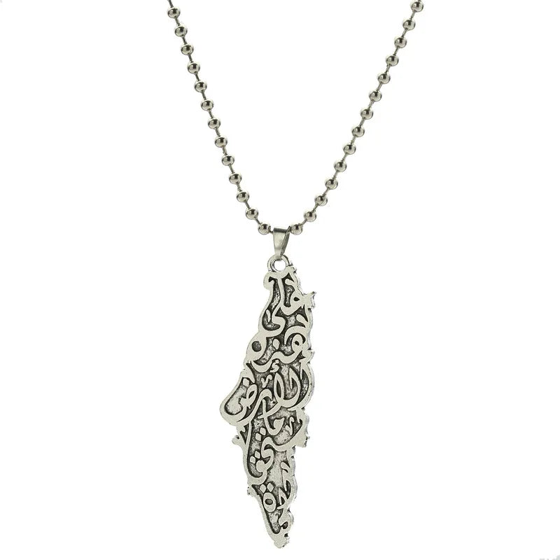 Keffiyeh Anhänger Kette Halskette Schal Form personal isierte Charme trend igen Schmuck Geschenk