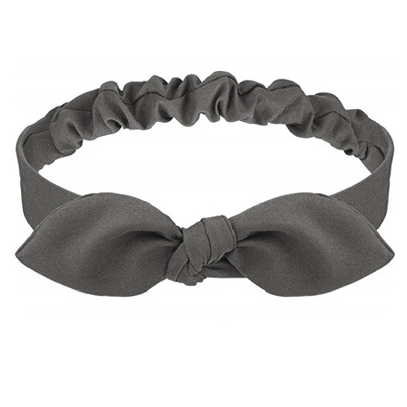 Neue Boho Frauen Weiche Solid Print Stirnbänder Vintage Kreuz Knoten Elastische Haarbänder Turban Bandanas Mädchen Haar Bands Haar Zubehör