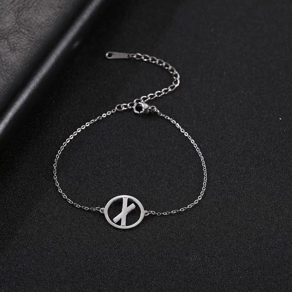 Likgreat 24 Wikinger-Runen-Charm-Armband, Edelstahl, für Damen und Herren, Schmuck, nordischer alter Schutzpatron, Odin-Amulett, Geschenk, 2023, Neu