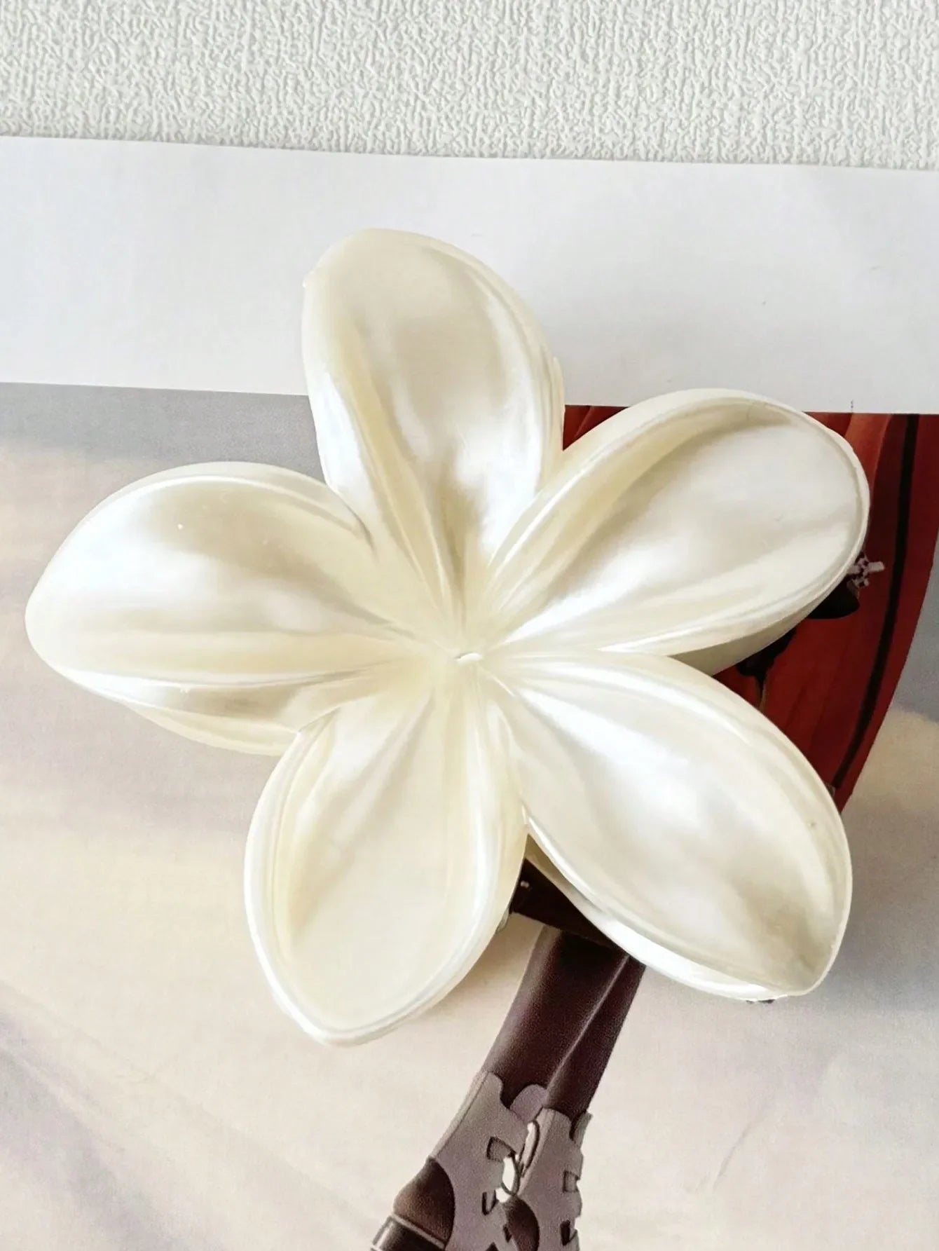 1/2 Stück Mode einfache glänzende Ei Blume Haarklammern für Frauen Mädchen Party Haarschmuck