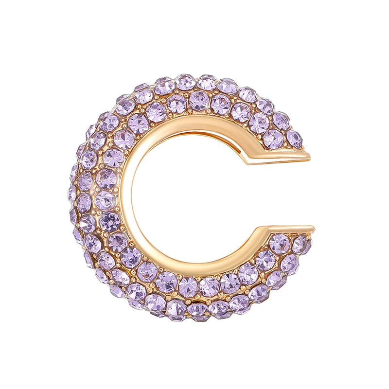 1Pcs Mehrfarbige C-Förmigen Knorpel Ohr Clip Ohrringe für Frauen Mode Luxus Strass Keine Durchbohrten Ohr Manschette Weiblichen schmuck