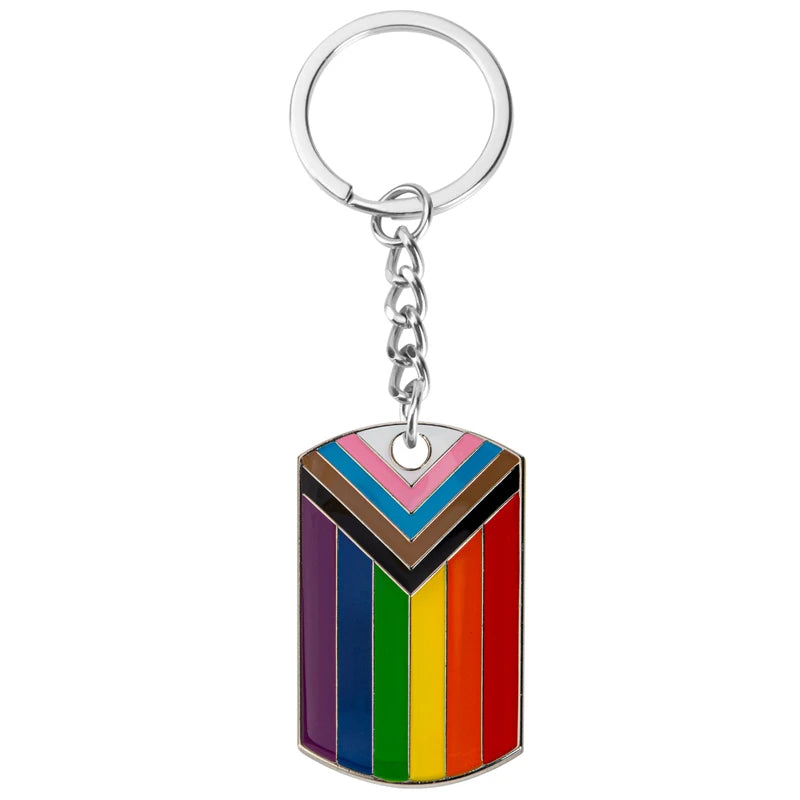 Transgender Regenbogen Pansexueller Stolz Genderqueer Stolz Asexueller Anhänger Halskette Regenbogen Herz Halskette für Frauen Schmuck