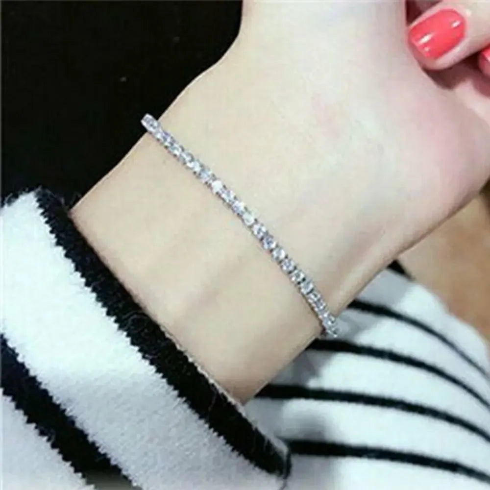 Olenт Luxus Voller Strass Armband Neue Trendy Einstellbare Geometrische Zirkon Armband Für Frauen Schmuck Zubehör Stolz