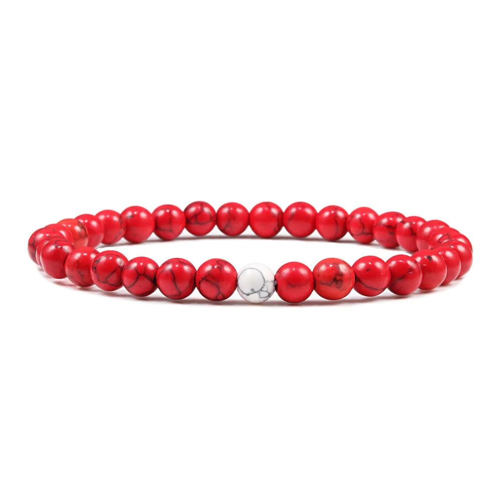 6/8/10MM Naturstein Armband Roter Kiefer Stein Gebet Perlen Armband Rosenkranz Meditation Armbänder Männer Frauen Yoga schmuck Pulsera