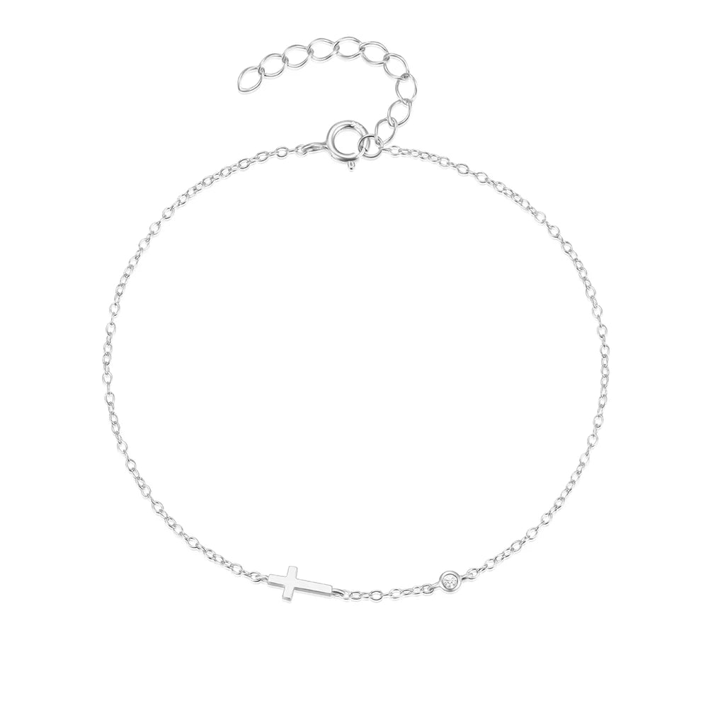CANNER Europäischen Amerikanischen Stil Achtzackigen Stern Zirkon Armband S925 Sterling Silber Persönlichkeit Einfache Vielseitige Armband