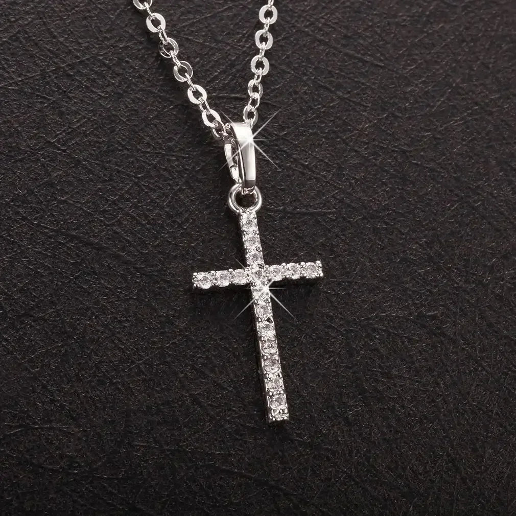 Persönlichkeit Punk Trendy Coole Gothic Holz Kreuz Anhänger Halskette für Frauen Männer Vintage Hip Hop Y2k Halskette Partei Schmuck Geschenk