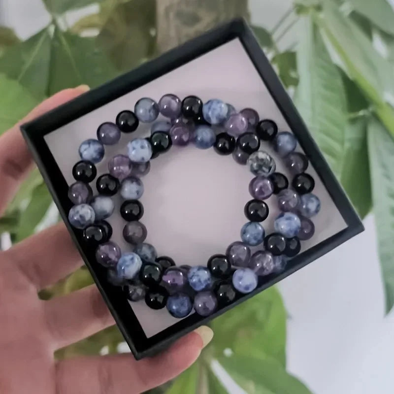 Tigerauge Magnetische Hämatit Obsidian Armbänder Männer Frauen Edelstahl Yoga Therapeutische Armband Gewichtsverlust Fitness Schmuck