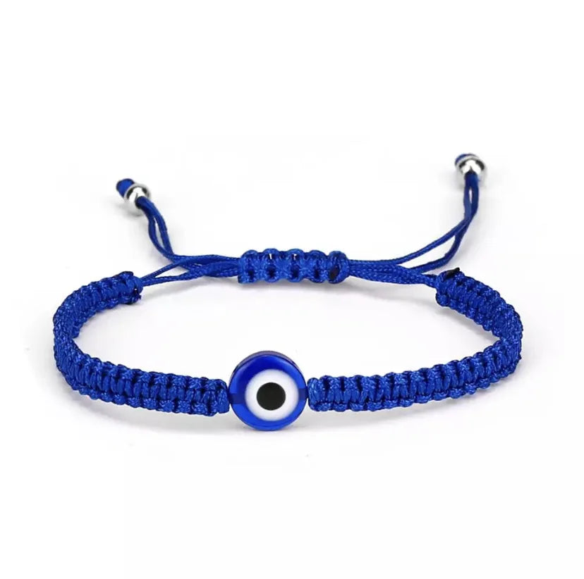 1 Stück einfache türkische böse Blick Ojo-Armbänder für Männer Frauen Augen mexikanisches Seil gewebte Armbänder Schmuck trendige Accessoires Geschenk 2024