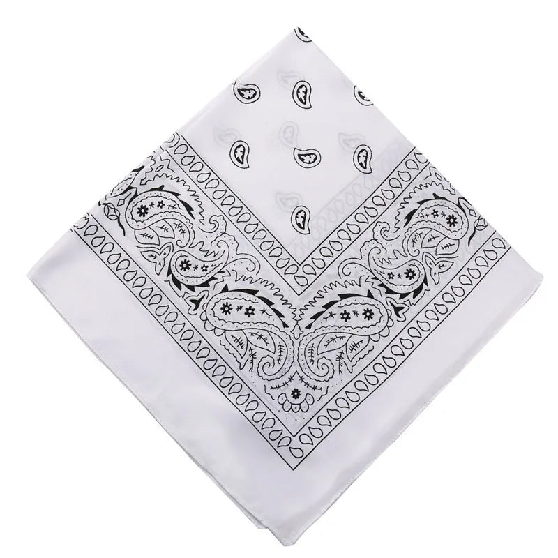 Hip Hop Frauen Bandana Schal Mädchen Kinder Punk Quadratische Bandanas Kopfbedeckung Mode Böhmischen Kopf Schal Stirnbänder Haar Zubehör 2024
