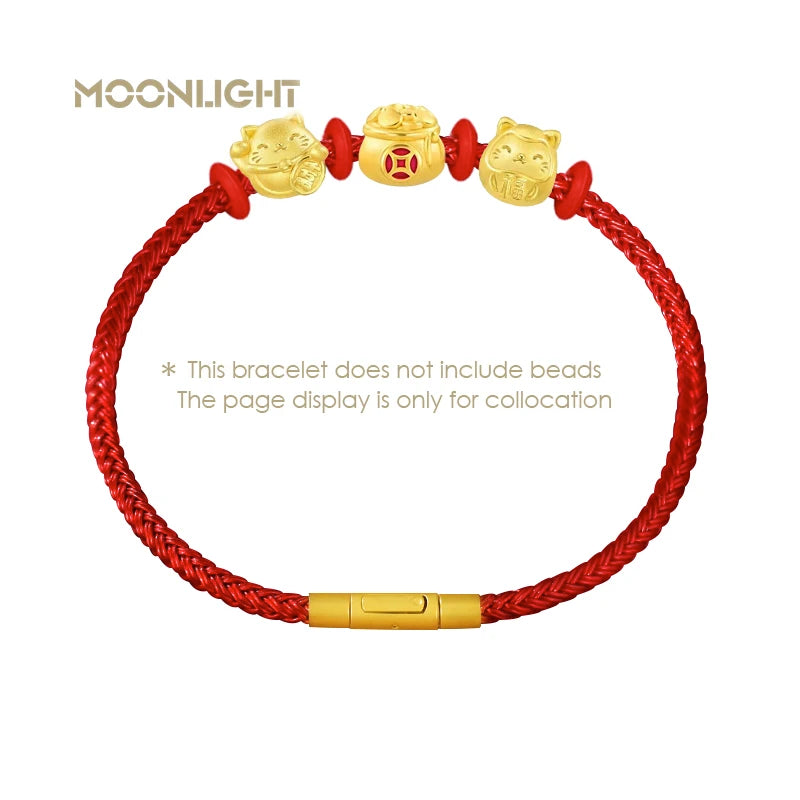 Einfache Stil Viel Glück Rot Leder Armband Für Unisex Grade 2mm DIY Perlen Edelstahl Dünne Armband Weibliche Mode schmuck