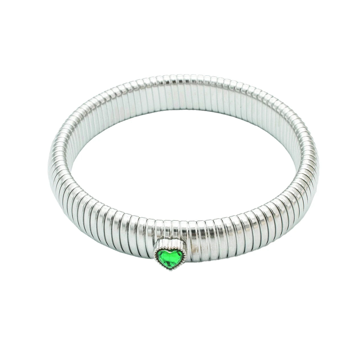 Wasserdichtes Edelstahl-Retro-Elastizitäts-Armband aus dickem Metall, poliert, 18 Karat vergoldet, Trend, Mode, Unisex, Schmuck für Männer und Frauen