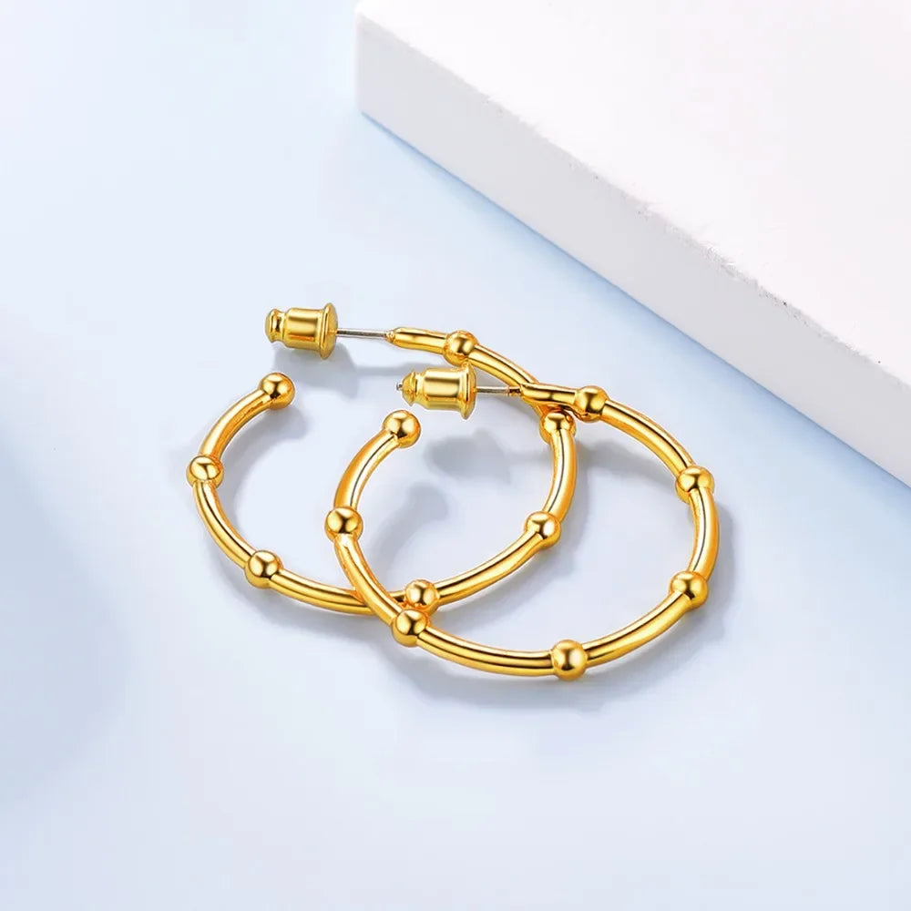C-förmige baumeln Tropfen Ohrringe Mode geometrische Creolen für Frauen Mädchen Aussage Schmuck Geschenke qc24