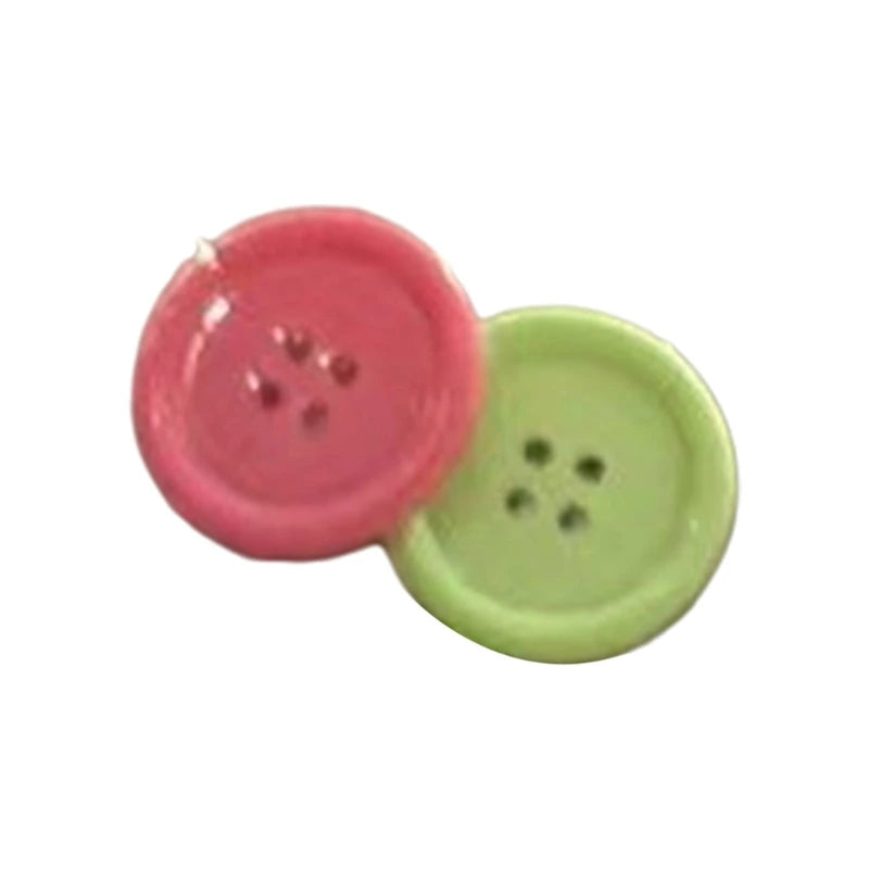 Schöne Bonbonfarbene Haarspange, niedliche Haarnadeln mit Knöpfen, Haarspangen, süße Haar-Seitenklammer, Haar-Accessoire für Kinder, Teenager, Mädchen