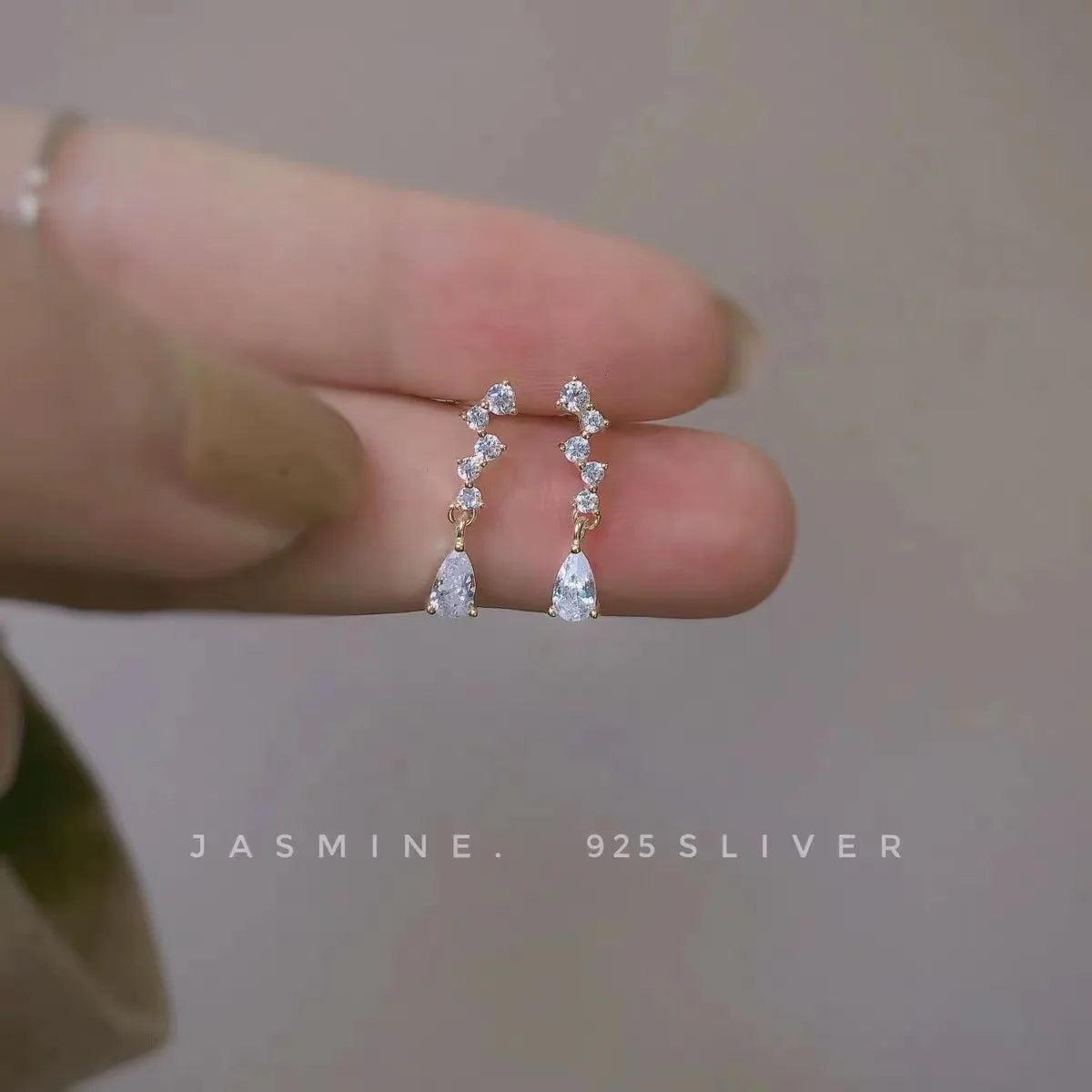 925 Silber Nadel Zirkon Ohrringe Hypoallergen Mode Ohrstecker Weiblichen Anhänger Quaste Anhänger Ohrringe für Frauen Schmuck Geschenk