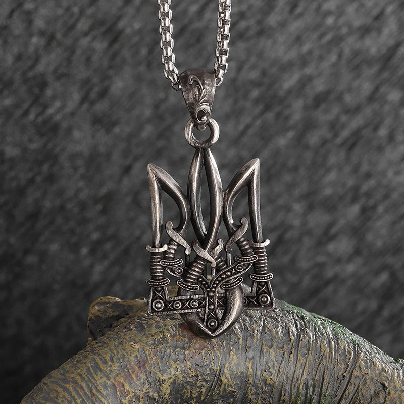 Gothic Green Stone Bull Skull Halskette Anhänger Punk Tier Halskette Herren Stier Sternzeichen Amulett Schmuck Jubiläumsgeschenk