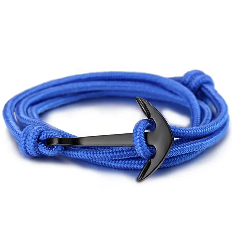Großhandel Sommer-Stil, Nylon-Seil-Kette und Gliederarmbänder, beliebter Schmuck, Anker-Armbänder für Damen und Herren, 2024, heißer Verkauf