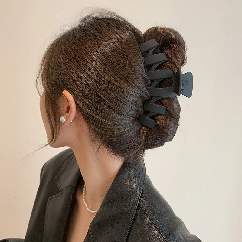Mode Koreanische Einfarbig Acryl Welle Haar Krallen für Frauen Einfache Haar Clip Hohe Qualität Täglichen Haar Zubehör Mädchen Geschenk