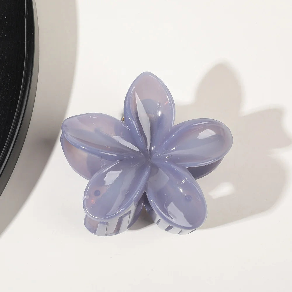 Mode Frauen Blume Haars pangen Urlaub Böhmen Ei Blume Haar Krallen Haars pangen matte Mädchen große Haarnadeln Haarschmuck