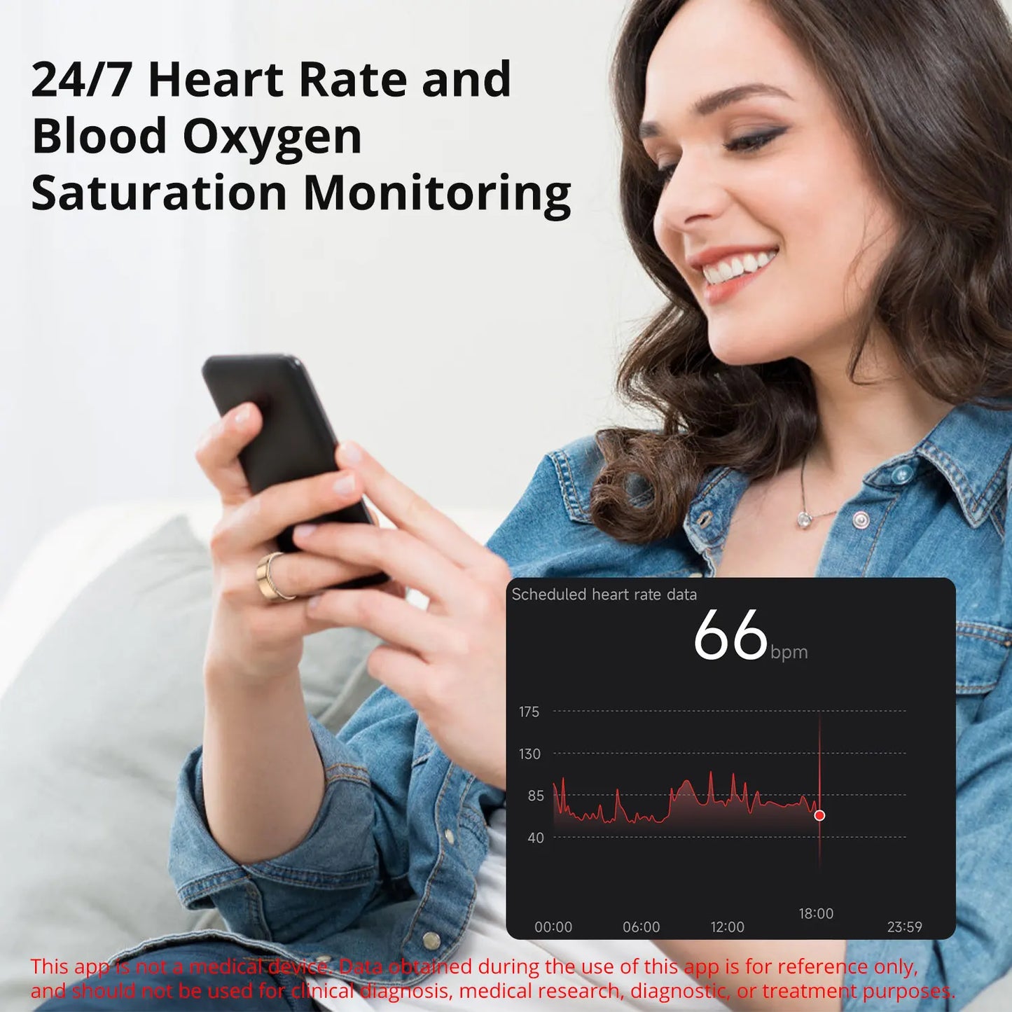 2024 COLMI R02 Smart Ring mit Ladeetui für Männer und Frauen, Akkulaufzeit, 39 Tage, Gesundheitsmonitor, 5 ATM wasserdicht
