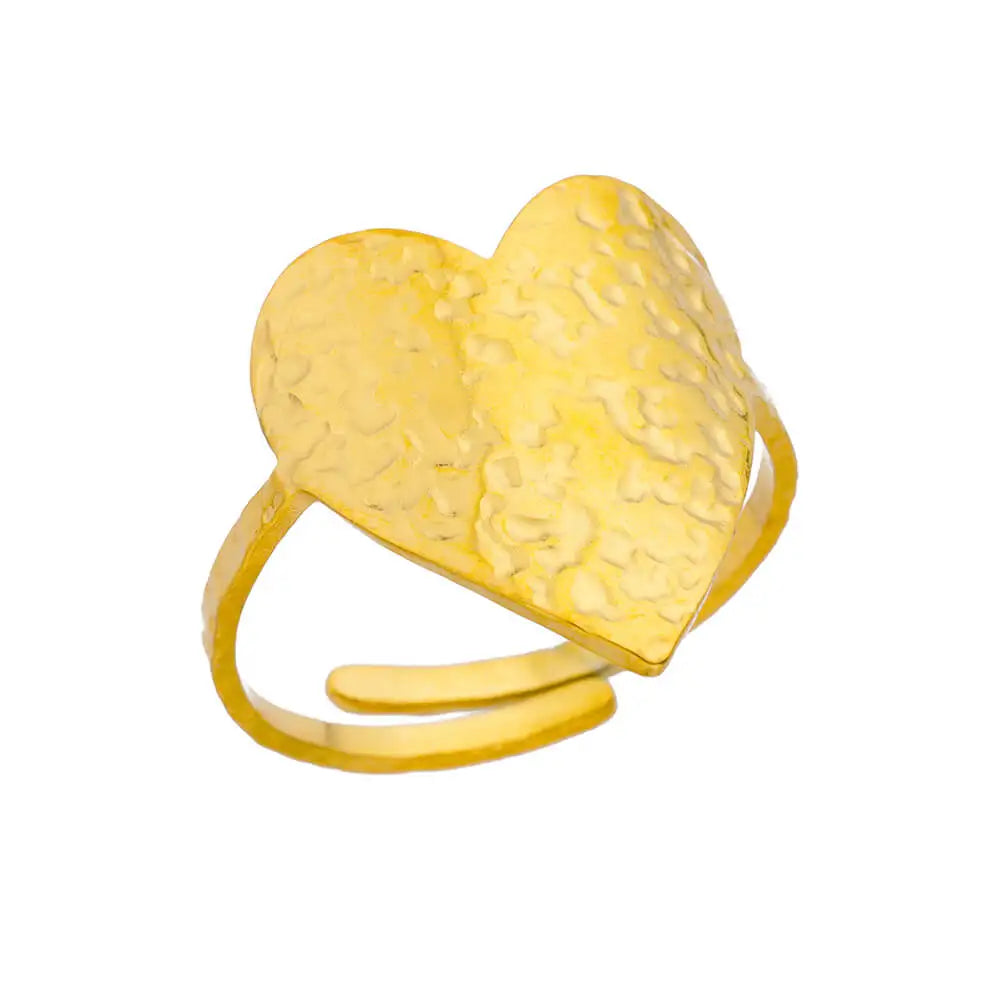 Minimalistische Textur Edelstahl Geometrische Ringe für Frauen Gold Farbe Öffnung Paar Ring Ästhetische Hochzeit Weihnachten Schmuck