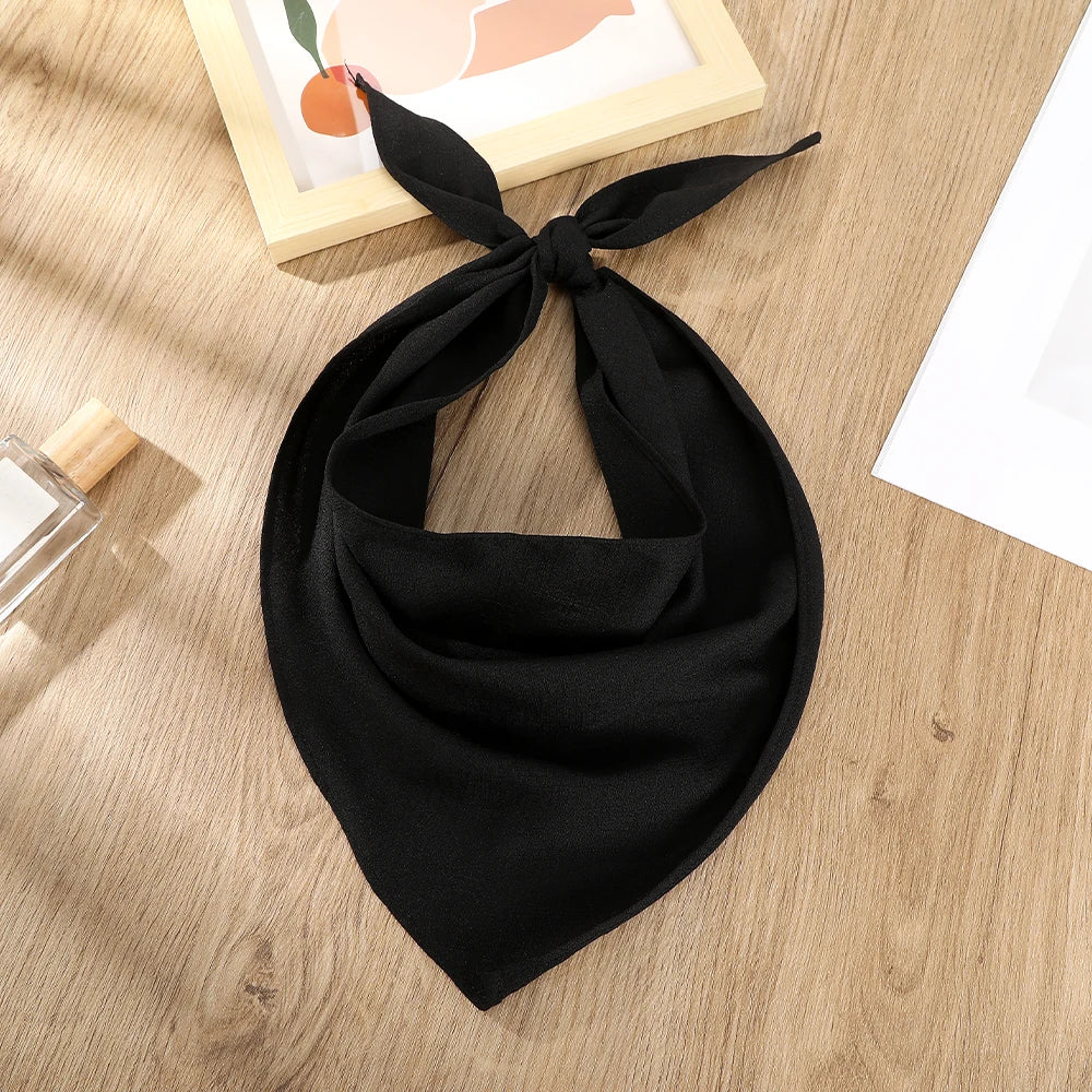 Haimeikang Einfarbig Turban Haarbänder Stirnband Frauen Elegante Schwarz Weiß Headwps Mode Mädchen Bandana Haar Zubehör