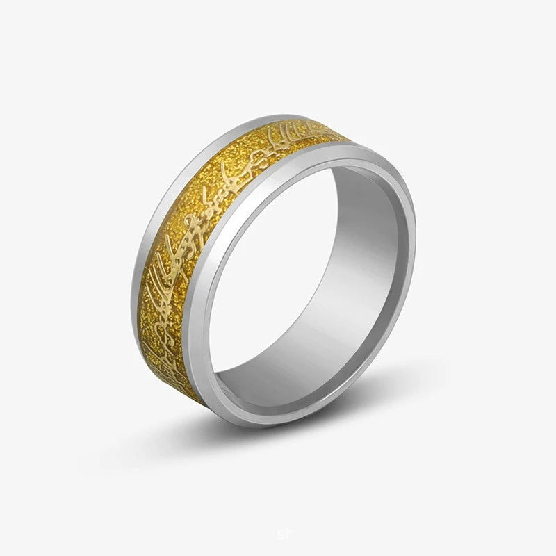 8mm Edelstahl Dominierenden Drachen Muster Ringe für Männer Frauen Punk Intarsien Blau Carbon Faser Ring bagues pour femme