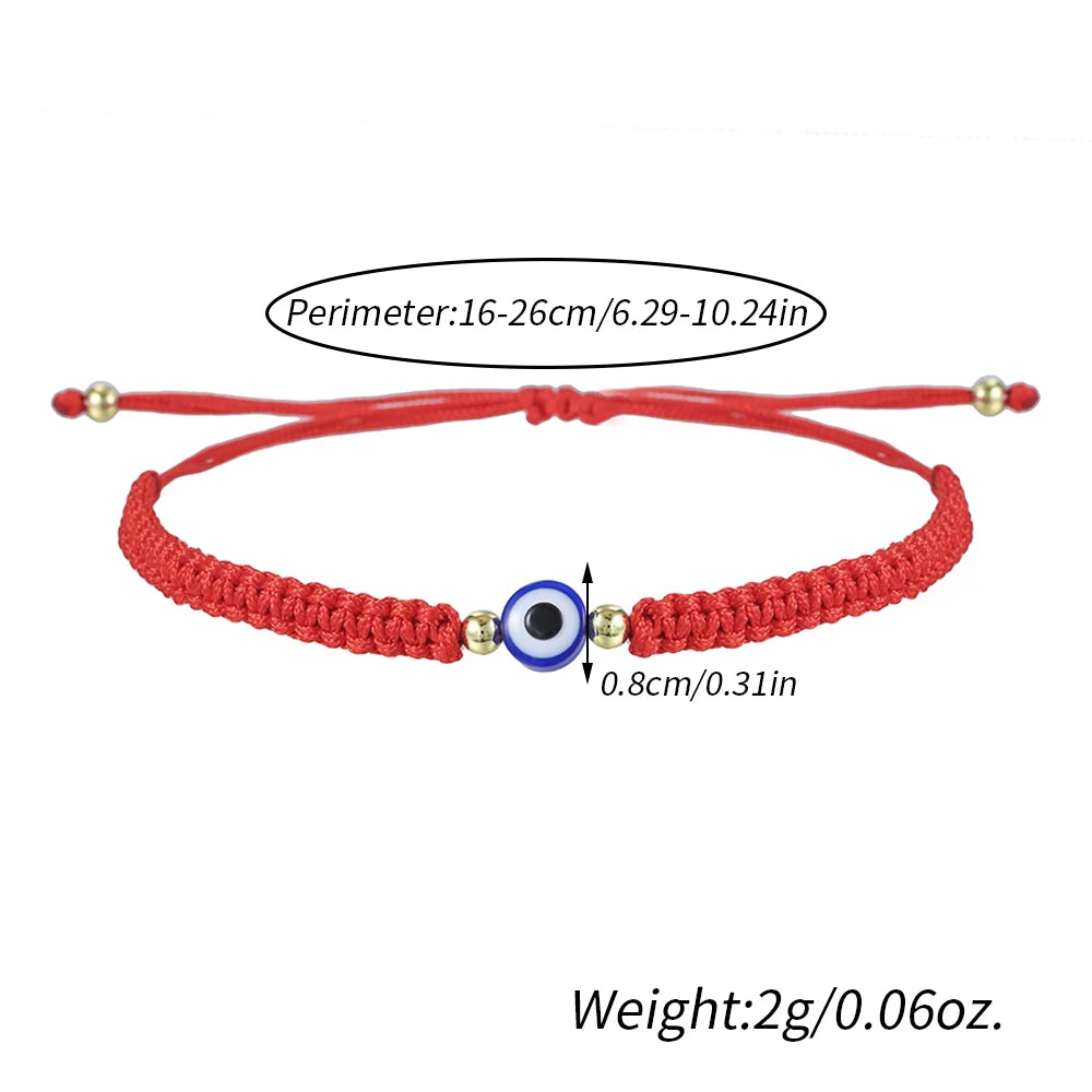 Neue Gebet Hand von Fatima Bösen blick Flechten Armband Rot Schwarz Blau Farbe Nylon Faden Glück Paar Armband Schmuck Männer Frauen