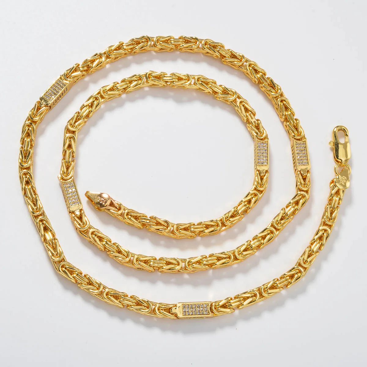 Neue Geometrische Kristall Halskette für Frauen Chic 18k Gold Überzogene Metall Halsband Schlüsselbein kette Weibliche Exquisite Schmuck Heißer verkauf