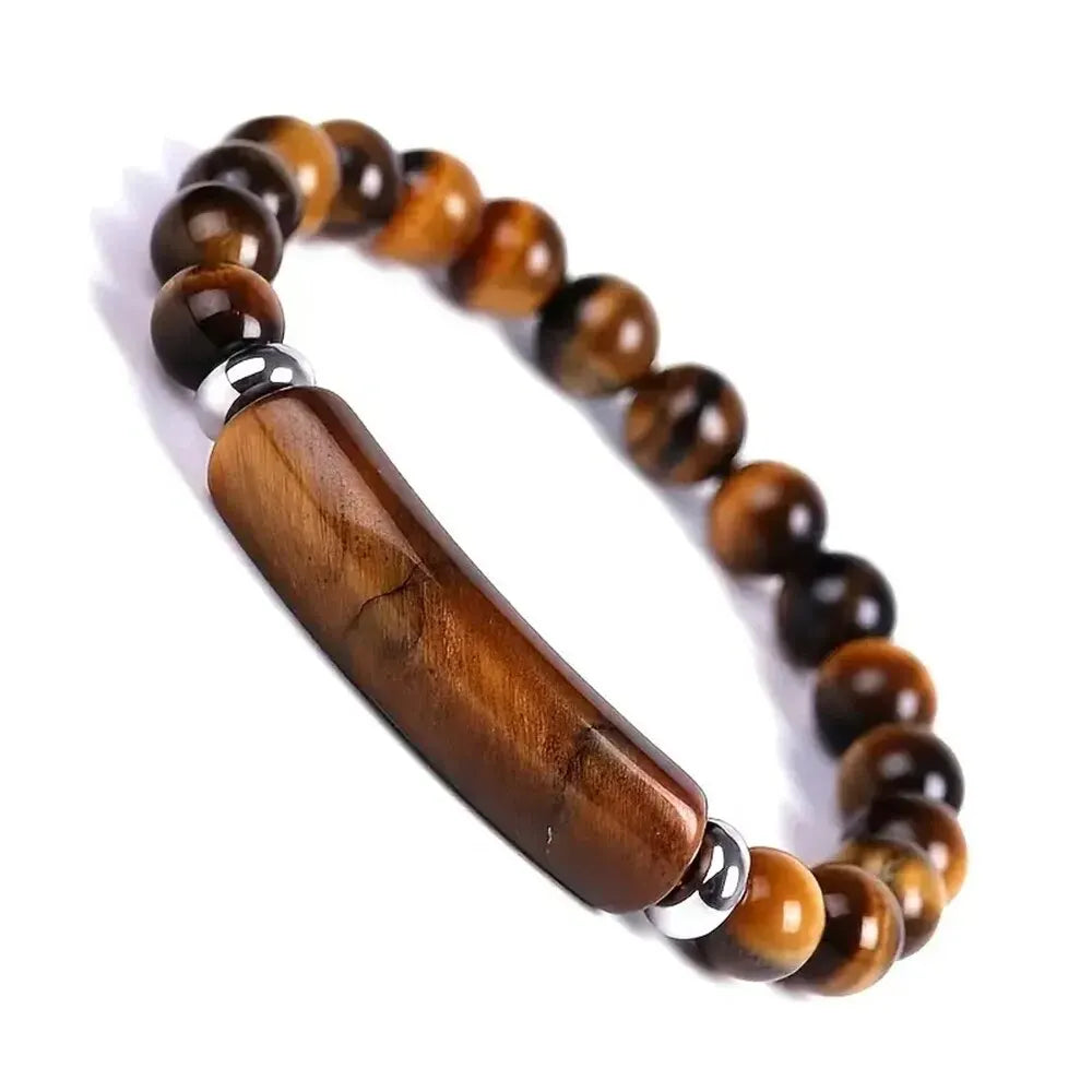 1 Stück Heilung handgemachtes Steinarmband Türkis Natürlicher Malachit Edelstein Kristall Raues Armband Körper Energie Yoga