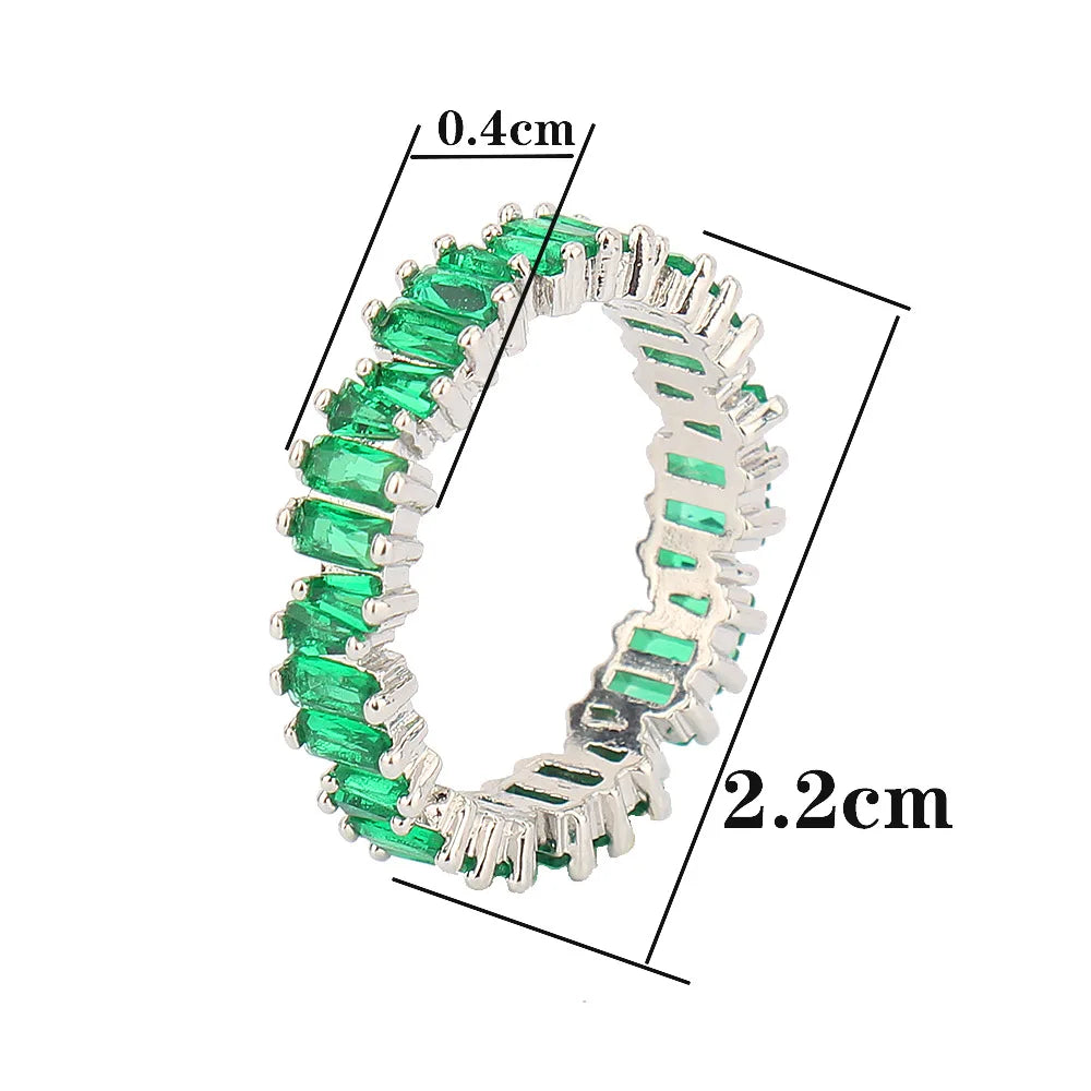 EMMAYA Luxus-Ehering für Damen mit AAA-Cz-Motiv, modischer Party-Schmuck, Charme, neu eingetroffen
