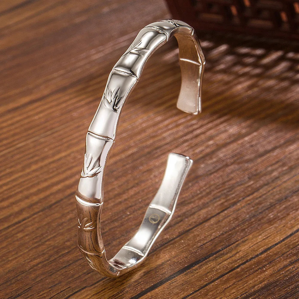 Neue 925er Sterlingsilber, original romantische Gypsophila-Stern-Armreifen für Damen, Armbänder, Mode, Party, Hochzeit, Accessoires, Schmuck