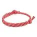 Rote buddhistische handgefertigte Zopfschnur-Armbänder, tibetisches gewebtes Seil-Armband, viel Glück, Amulett-Armband für Frauen und Mädchen, 2025,