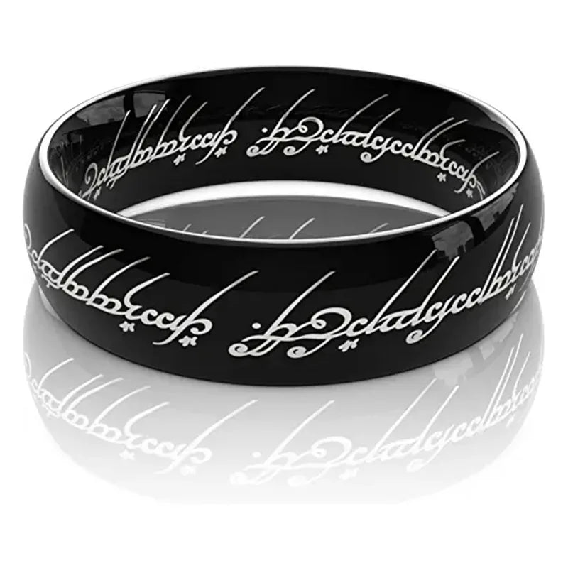 6MM Edelstahl Lasergravur Exquisite Paare Eheringe, Männer und Frauen Mode Film Schmuck Geschenke Großhandel