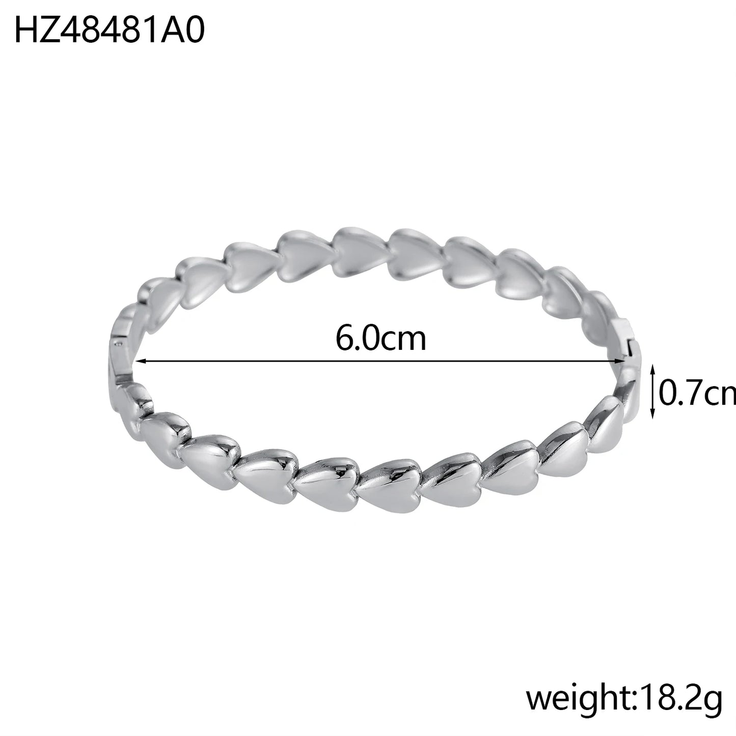 CARLIDANA Minimalistisches, trendiges Herren-Twist-Kettenarmband mit dicken Gliedern, 18 Karat vergoldeter Edelstahl, klobiges Seil-Kettenarmband für Damen