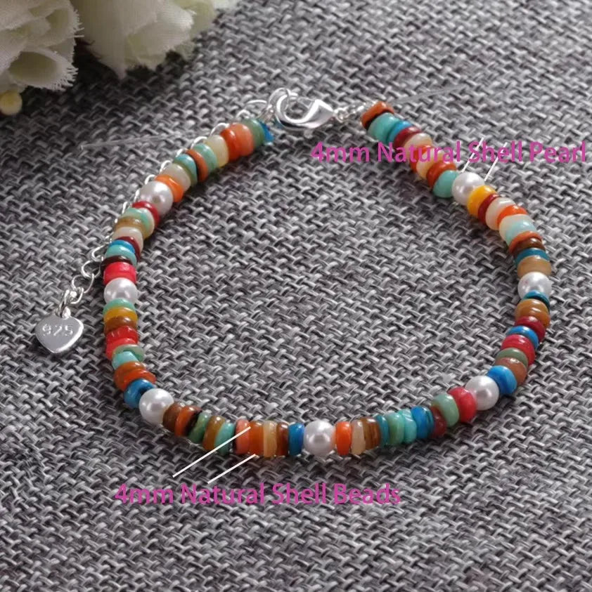 Panjbj sterling silber linie extrem feines armband für frauen lieben haert perle koreanisch ins süßes schmuck geschenk drops hipping