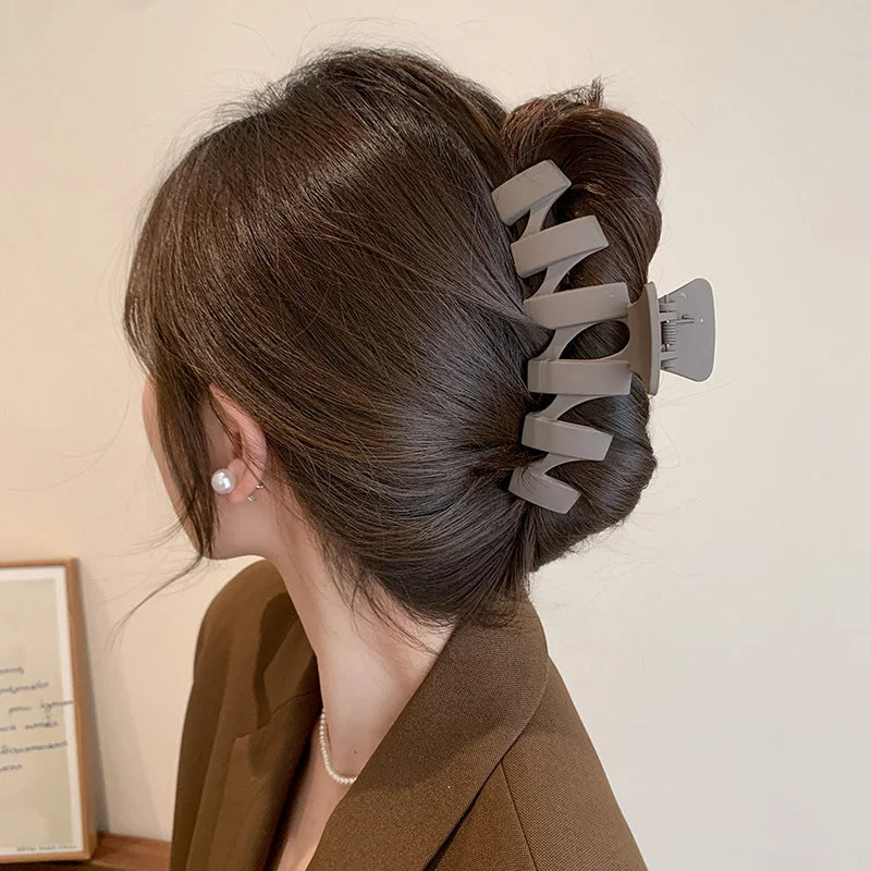 Mode Koreanische Einfarbig Acryl Welle Haar Krallen für Frauen Einfache Haar Clip Hohe Qualität Täglichen Haar Zubehör Mädchen Geschenk