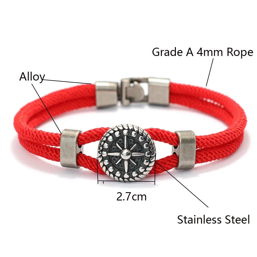Neues Wikinger-Armband für Männer, Klasse A, 4 mm, Seilwickelarmband, Armreif, Cordon Homme, perfektes Geschenk für Ihn, Lokomotive, Handzubehör