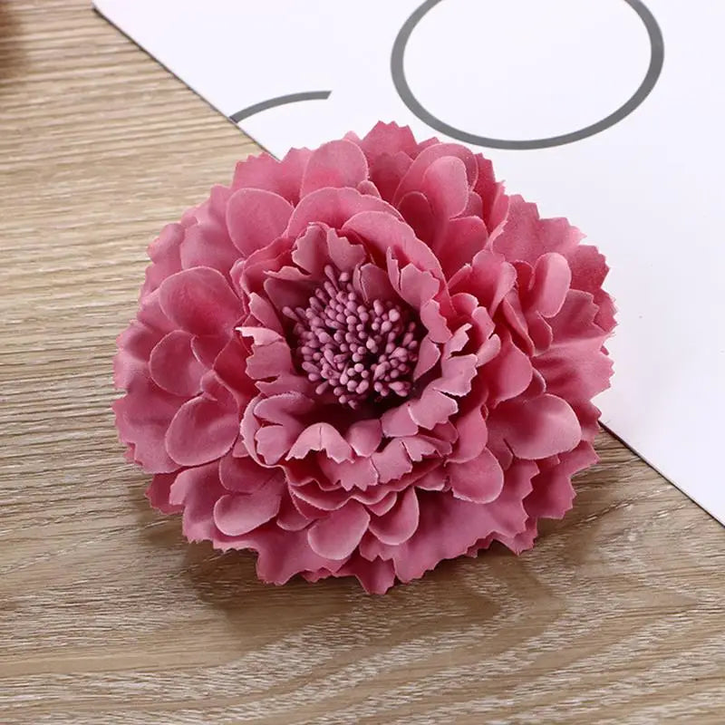 Flamenco Blumen Für Haar DIY Kopfschmuck Für Braut Beflockung Tuch Rote Rose Blume Haarnadel Haar Clip Party Haar Zubehör